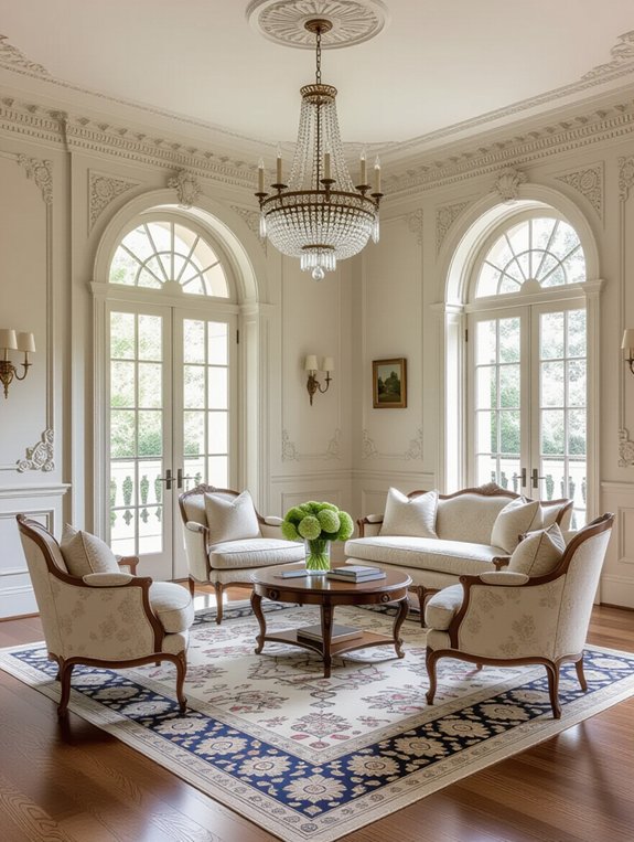 architectural interest through moldings