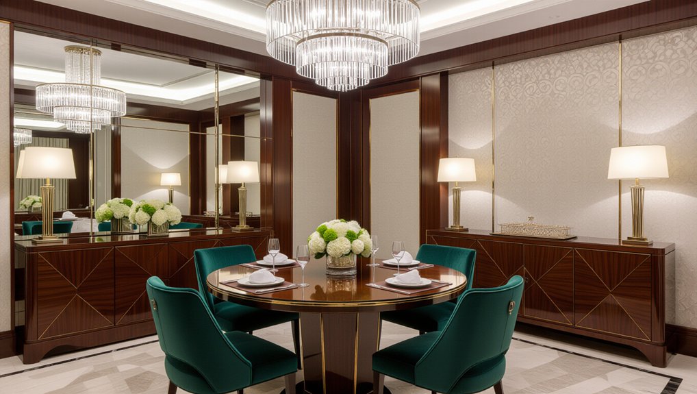 art deco dining room inspiration