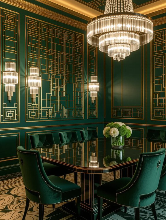 art deco wall elegance
