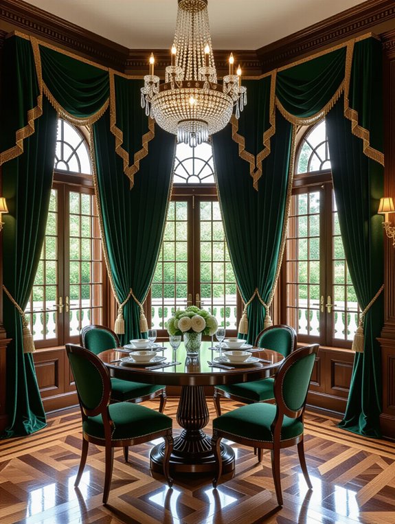 bold dramatic window treatments