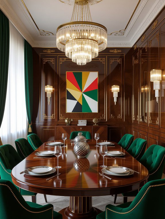 bold vibrant art deco elegance