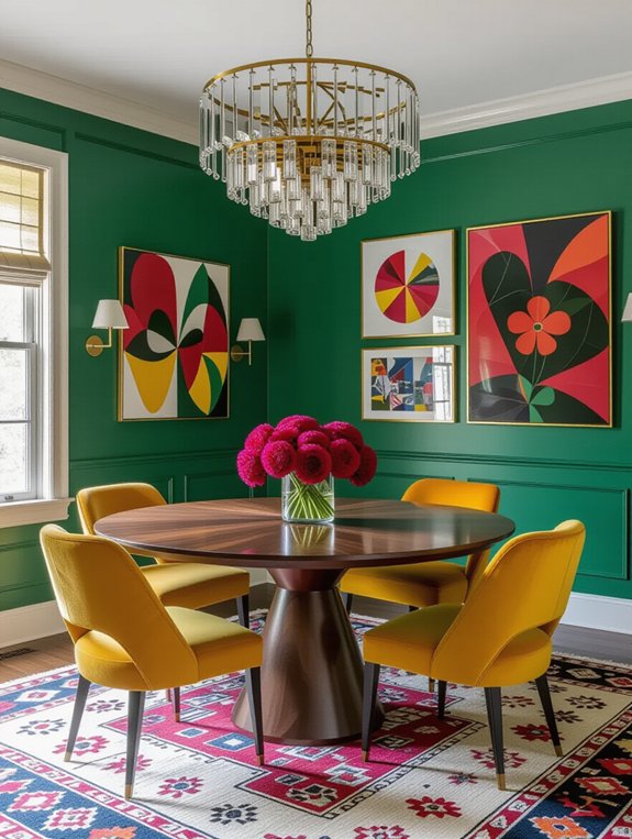 bold vibrant color palettes