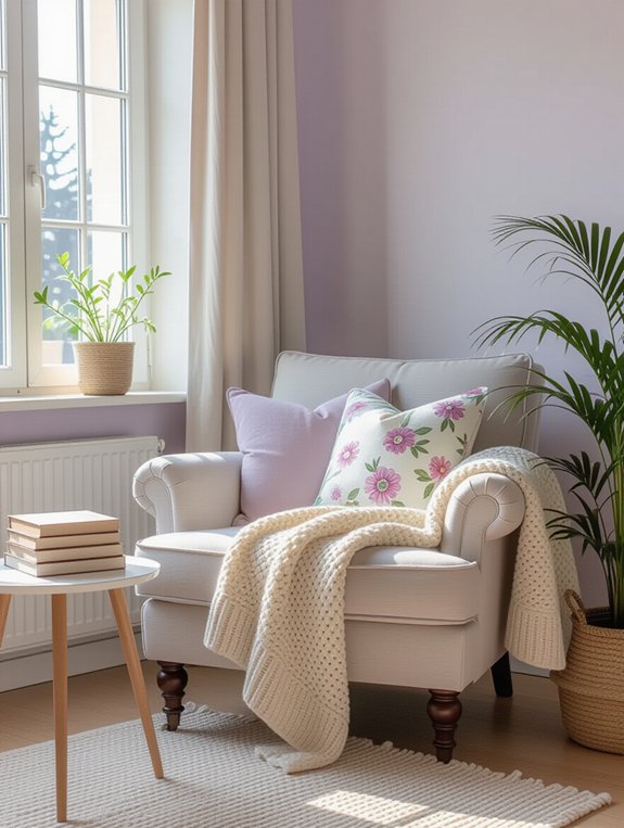 calming soft color palette