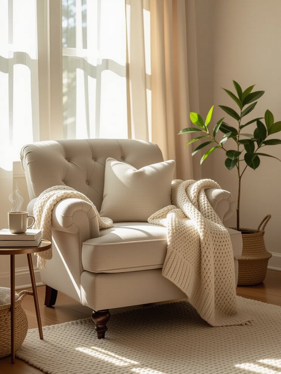 cozy and supportive seating