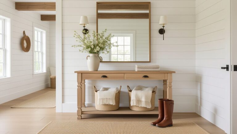 cozy farmhouse entryway designs