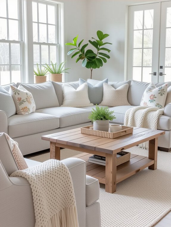 cozy inviting seating arrangement