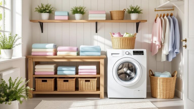 cozy laundry room decor