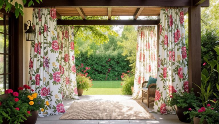 creative garden shower curtains
