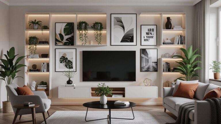creative tv wall decor