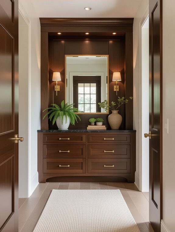 custom entryway storage solutions