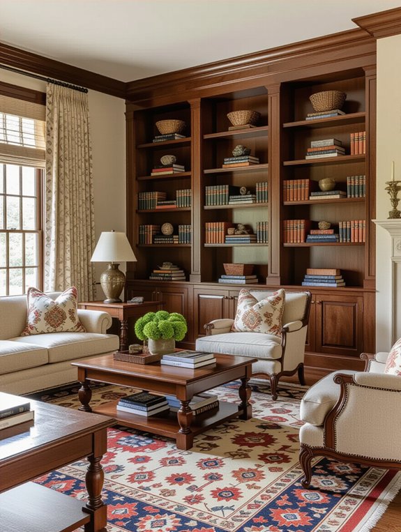 customized storage and aesthetics