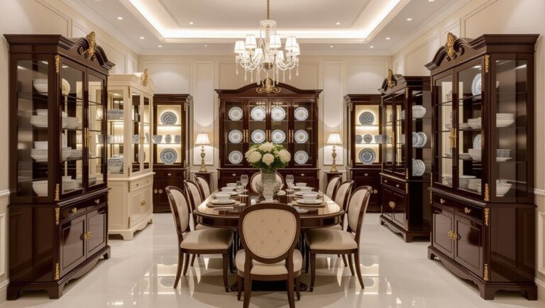 elegant dining room cabinets
