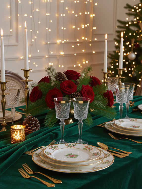 elegant velvet dining experience