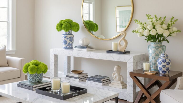 foyer table decor ideas