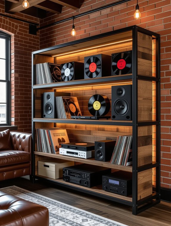 industrial media room storage