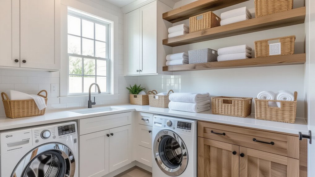 innovative laundry room storage