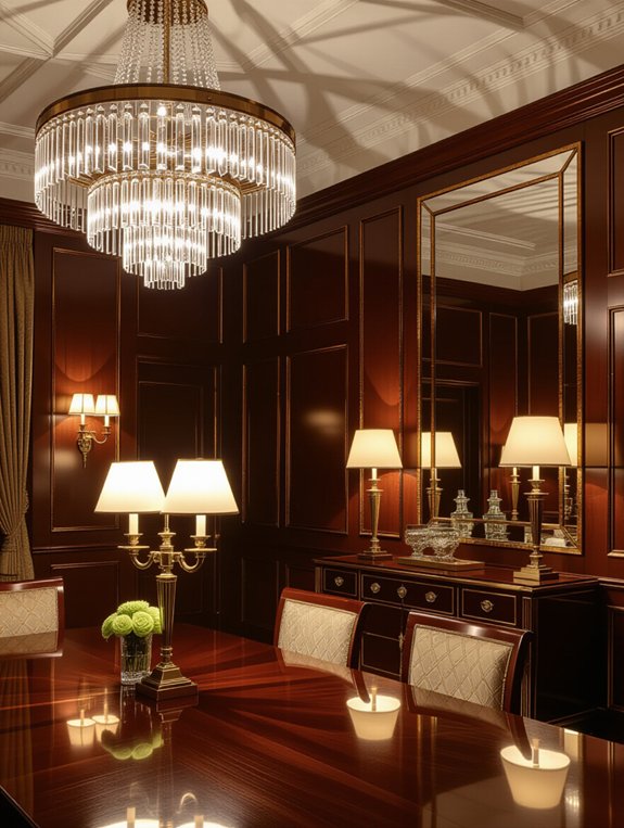 layered lighting enhances atmosphere