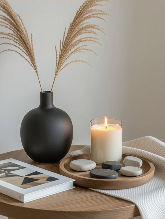 layered textures create contrast