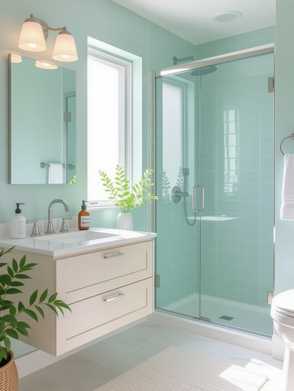 light colors enhance spaciousness