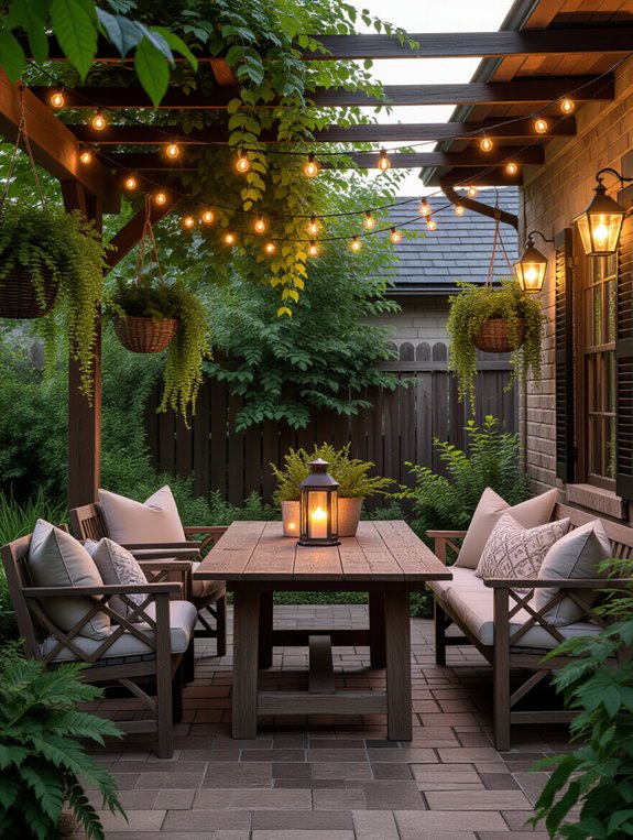 magical outdoor string lights
