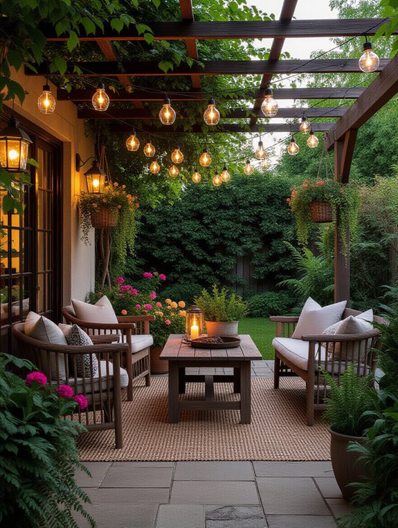 mason jars as lighting