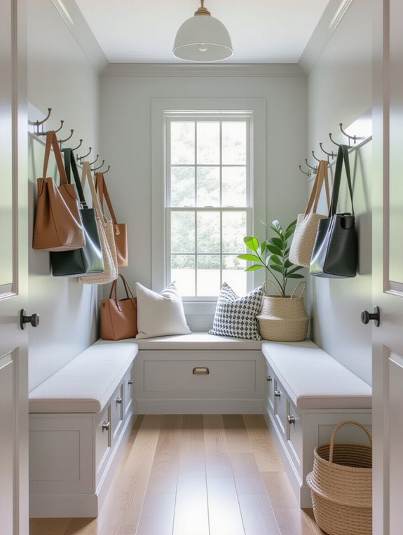 maximize space with hooks