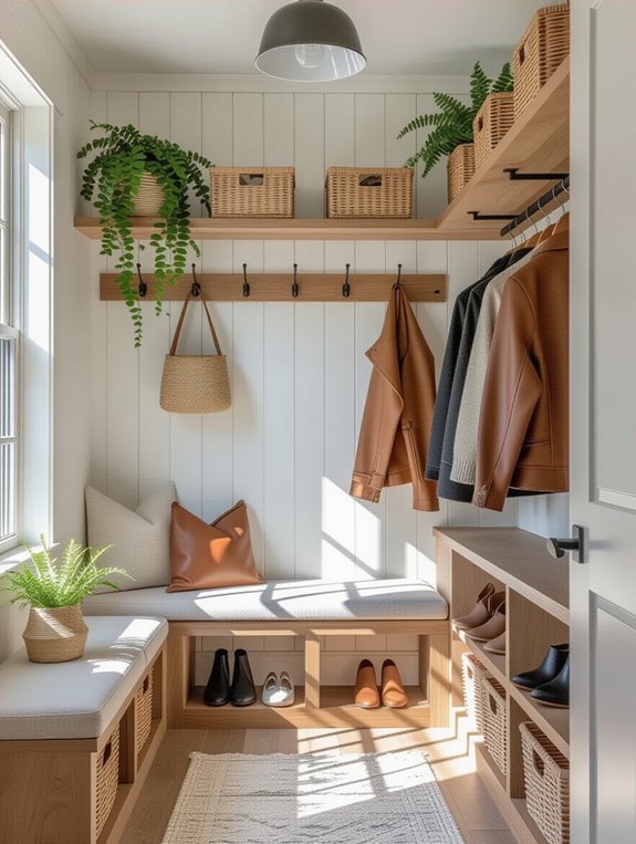 maximize storage with shelving