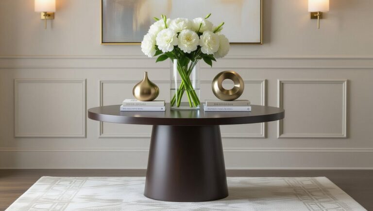 modern foyer table decor