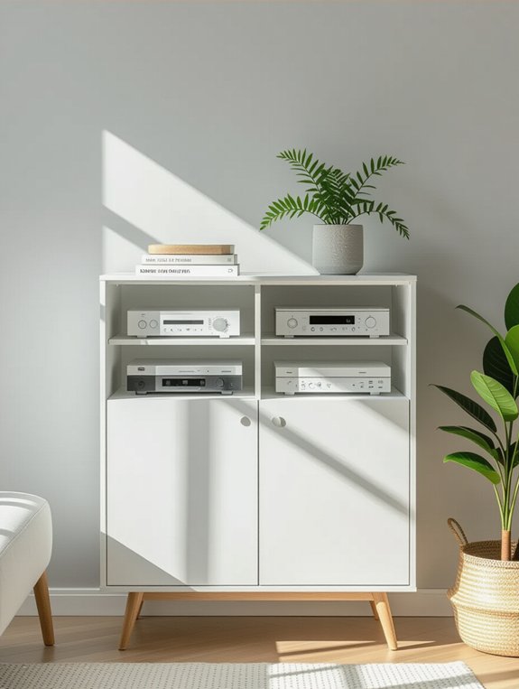 modern organized media storage