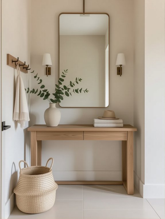 narrow console table benefits