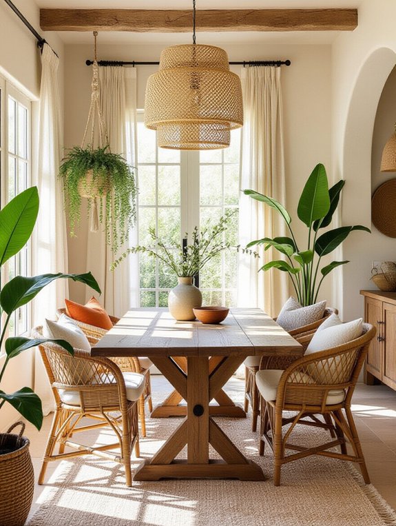 natural materials enhance warmth