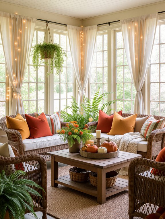 seasonal sunroom decor ideas