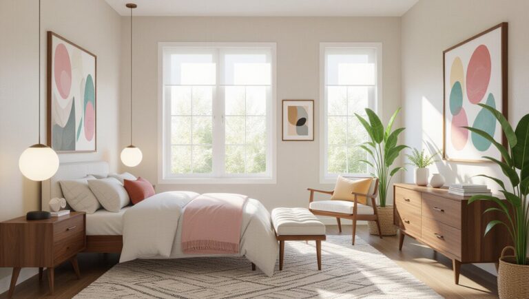 stylish mid century bedrooms