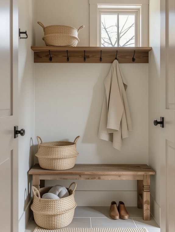 stylish space saving coat rack