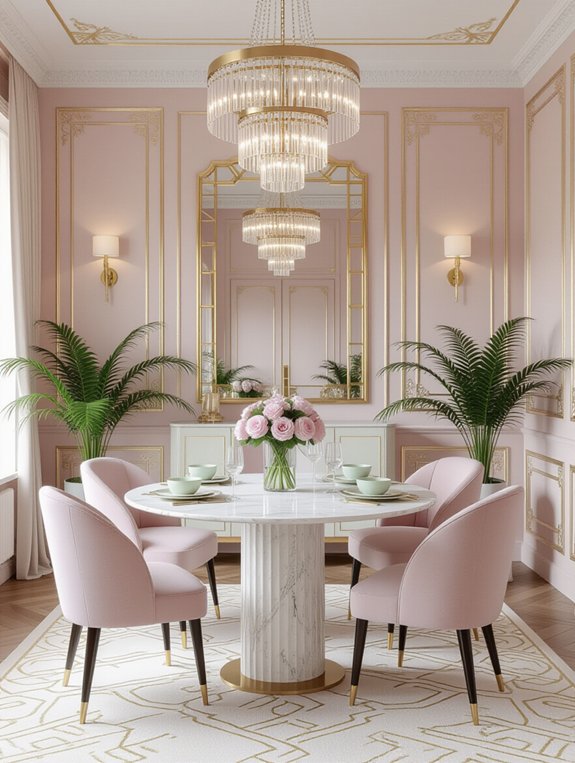 subtle pastel color combinations