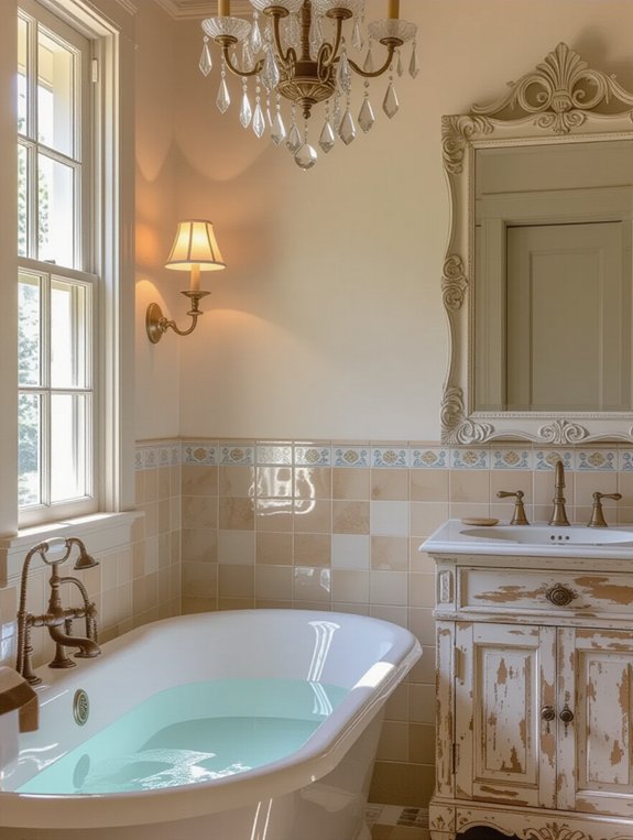 timeless vintage bathroom fixtures