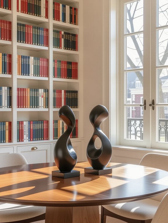 unique artistic bookends ideas