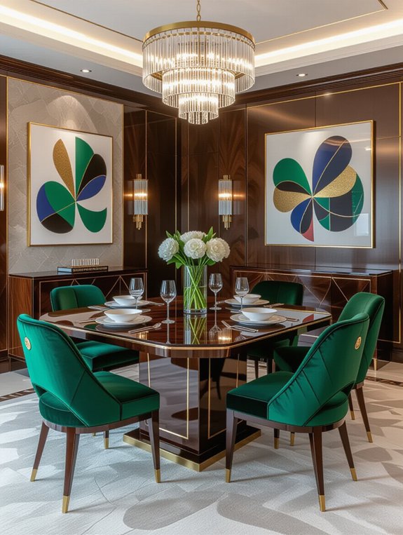 unique bold dining chairs