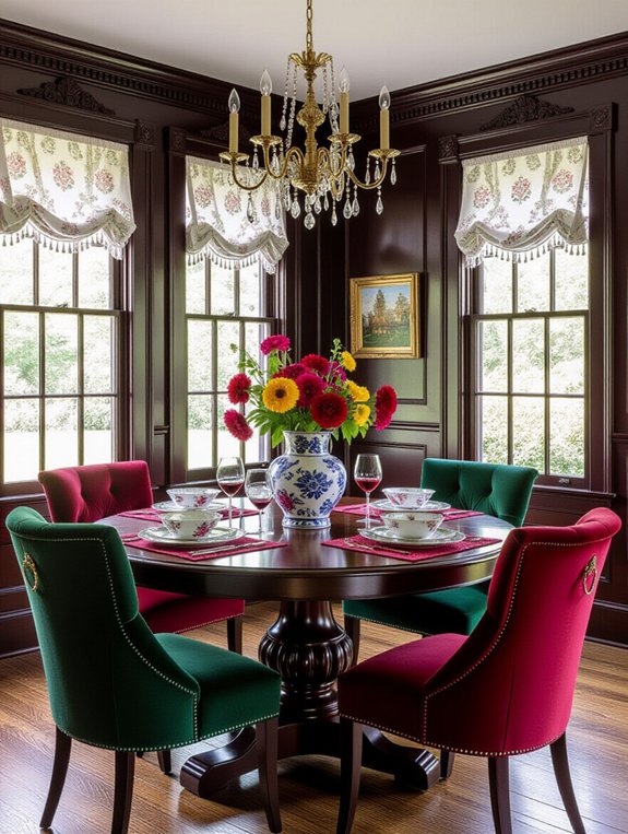 vibrant accessories enhance atmosphere