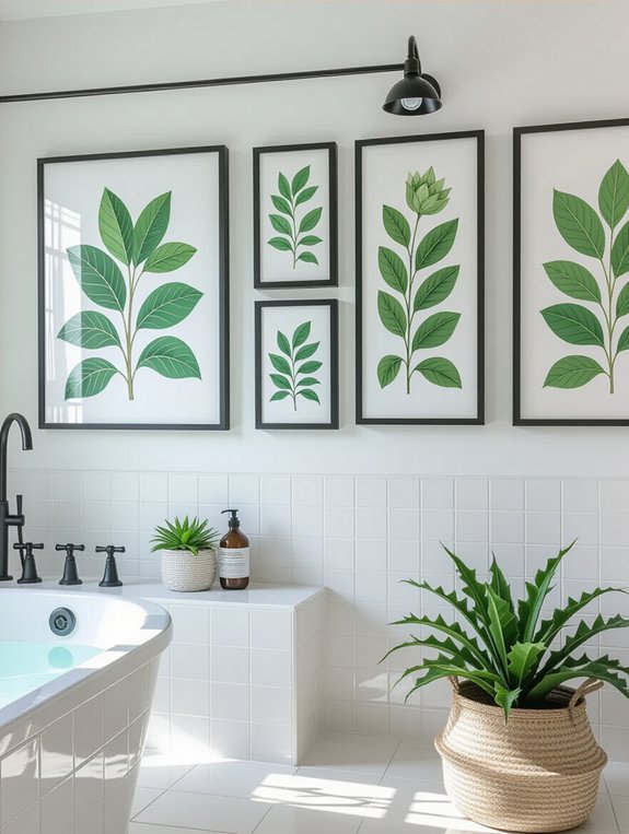 vibrant botanical prints decor