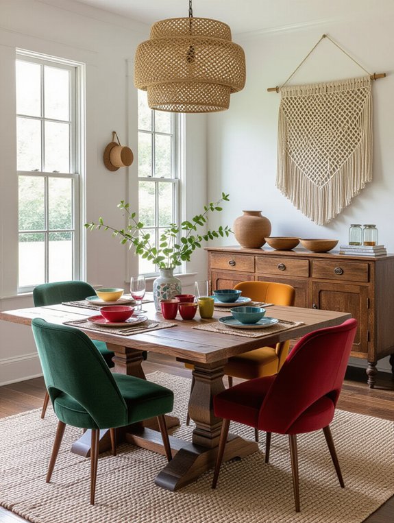 vintage charm for dining