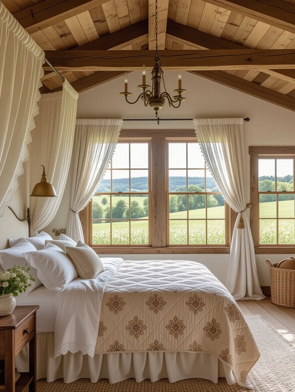 vintage lighting enhances atmosphere