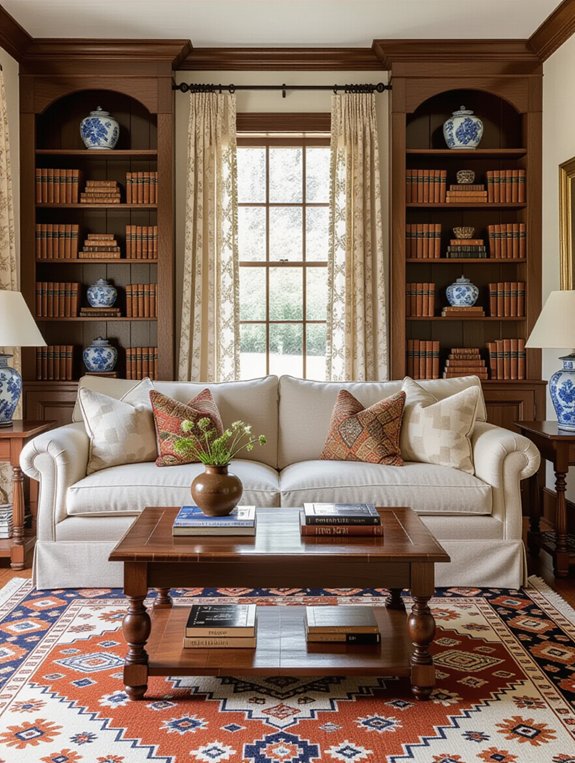 warm inviting wood furniture