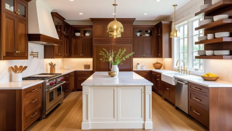 beautiful wooden kitchen cabinetry