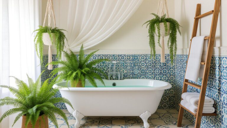 bohemian bathroom design inspiration