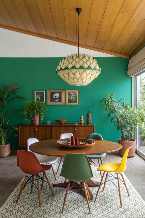 bold colors iconic shapes