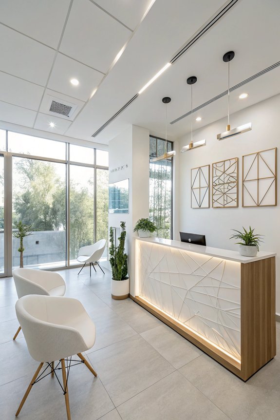 calm inviting dental environment