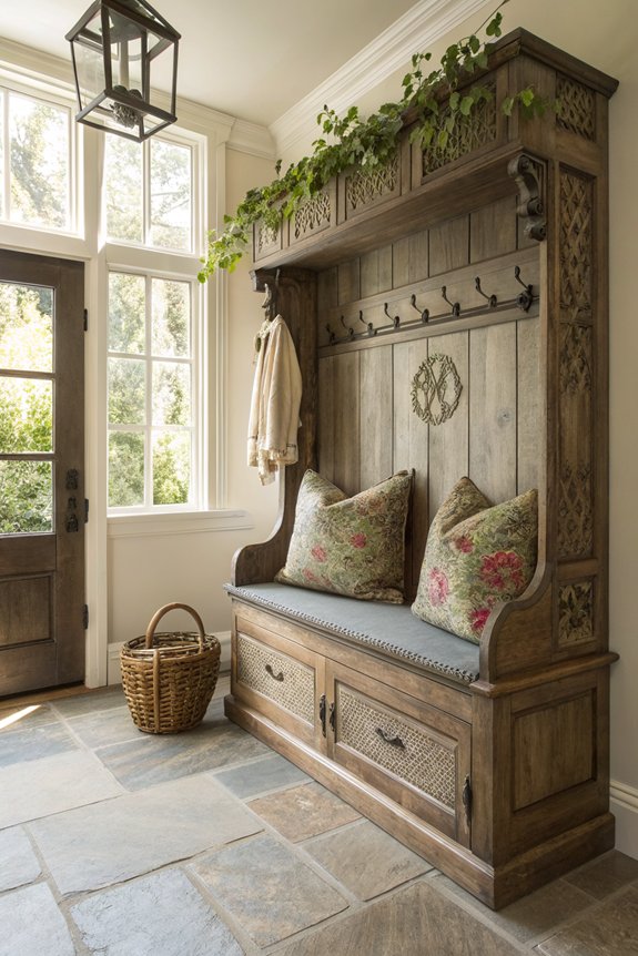 charming vintage bench character