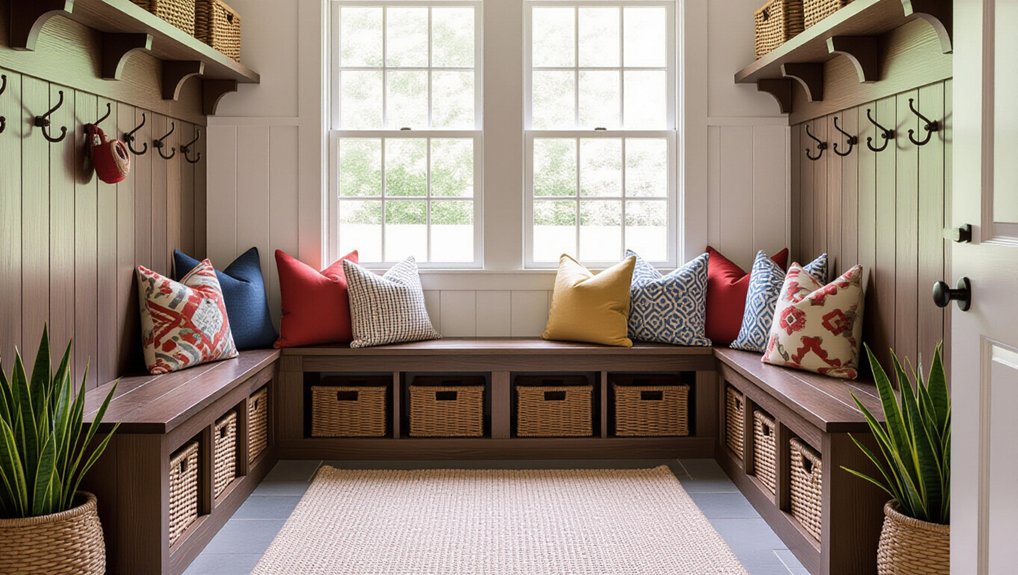 chic seating for entryways