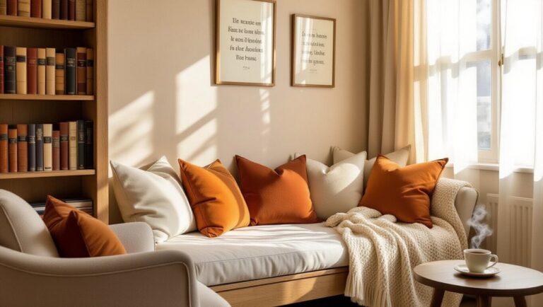 cozy library bedroom aesthetics